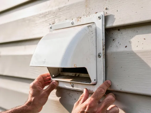 Arcadia Dryer Vent Cleaning technician delivering thorough residential dryer vent cleaning service in Arcadia